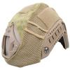 DLP Tactical Helmet Cover  Fits MICH ACH OPS-Core Fast & Similar Helmets  Ripstop Nylon with Hook and Loop Panels for Patches Chemlights Strobes NVG & ARC Rail Compatible (A-TACS FG) view 3