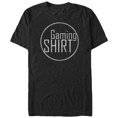 LOST GODS Men's Gaming Shirt T-Shirt - Black - X Large
