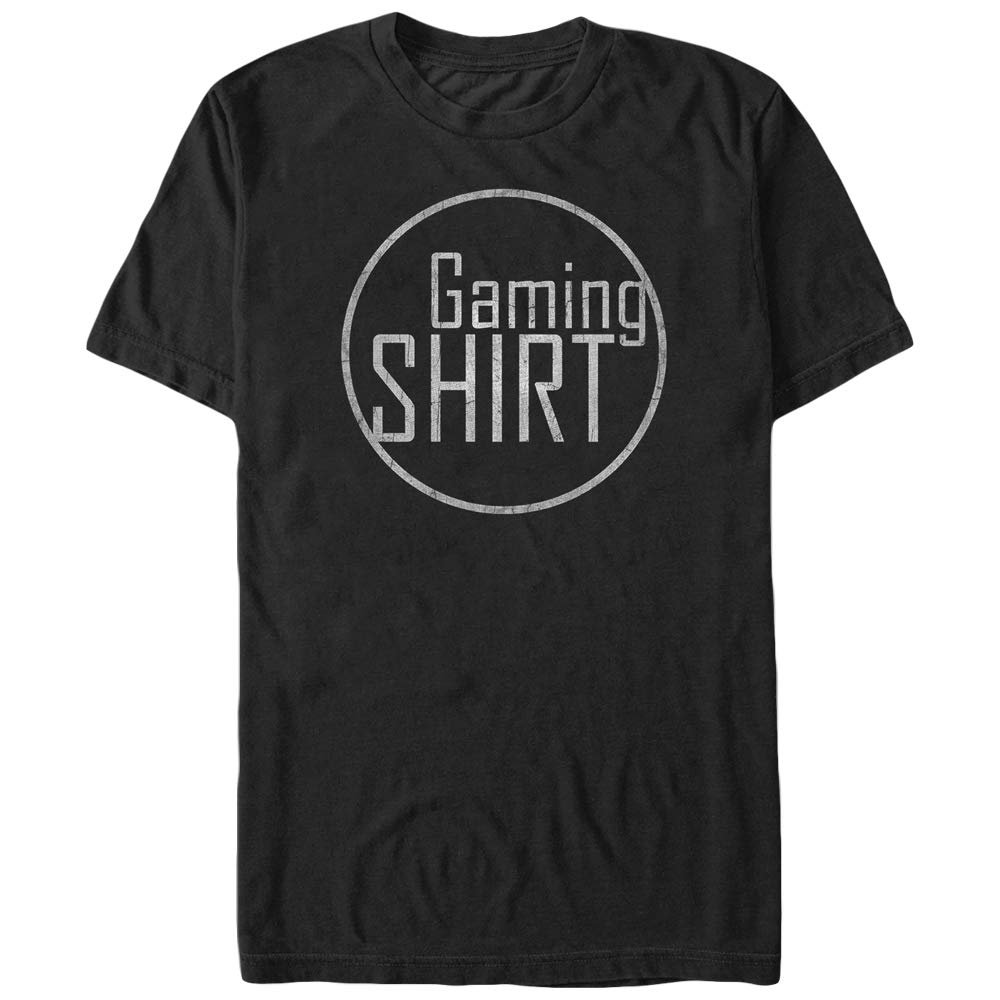 LOST GODS Men's Gaming Shirt T-Shirt - Black - X Large