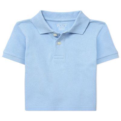 The Children's Place boys And Toddler Short Sleeve Pique School Uniform Polo Shirt, Brook Single, 4T US