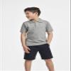 The Children's Place boys Short Sleeve Pique School Uniform Polo Shirt, Smoke, Small US view 2