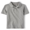 The Children's Place Boys Short Sleeve Pique Polo,Smoke Single,XS (4) view 1