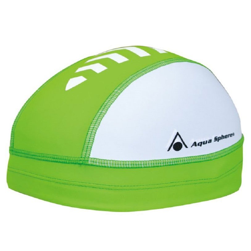 Aquasphere 253690 Skull Cap I Green/WHT Swim Cap