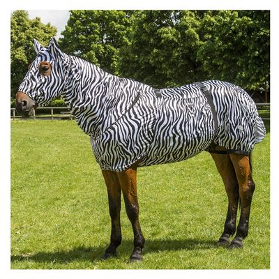 EKKIA E-TH.Sweet Itch Hood Zebra XS 400117200 400117200 Equestrian Equipment