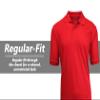 Galaxy by Harvic Mens Polo Pique Shirt Red view 3