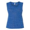 Bella Women's B8803 Flowy Scoop Muscle Tank, TRUE ROYL MARBLE, XX-Large view 1