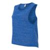 Bella Women's B8803 Flowy Scoop Muscle Tank, TRUE ROYL MARBLE, XX-Large view 3