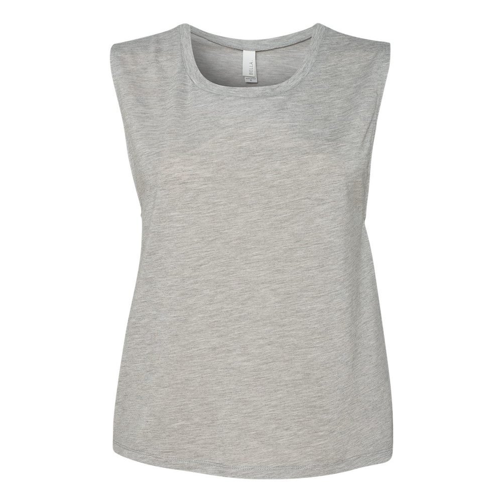 Bella Canvas Flowy Scoop Muscle Tank (B8803) White, M