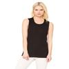 Bella Canvas Flowy Scoop Muscle Tank (B8803) Black, M view 2