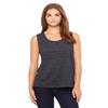 Bella Canvas Flowy Scoop Muscle Tank (B8803) Black Slub, S view 2