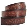 High Springs Leather Wildlife EmbossedLeather Name Belt Personalized (48) view 1