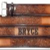 High Springs Leather Wildlife EmbossedLeather Name Belt Personalized (48) view 3