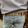 High Springs Leather Wildlife EmbossedLeather Name Belt Personalized (48) view 4