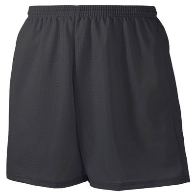 A4 Sprint 9" Lined Tricot Mesh Short N5296 - Graphite - Small