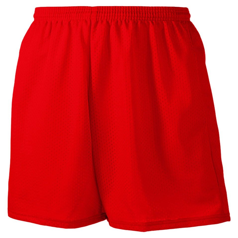 A4 Sprint 9" Lined Tricot Mesh Short N5296 - Scarlet - X-Large