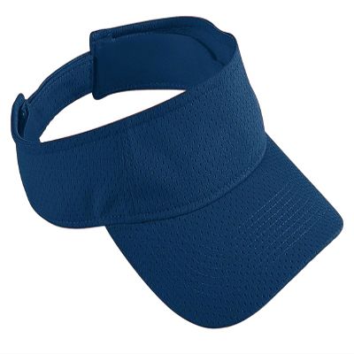 Augusta Youth Athletic Mesh Visor, Navy, One Size