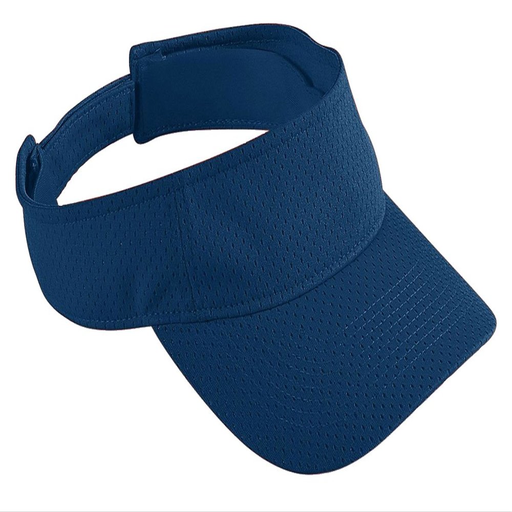 Augusta Youth Athletic Mesh Visor, Navy, One Size