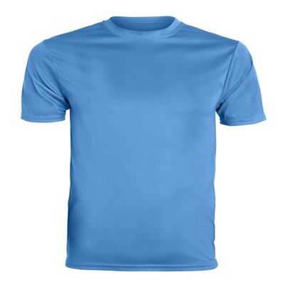 Augusta Polyester Wicking Knit T-Shirt, Columbia Blue, Large