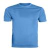 Augusta Polyester Wicking Knit T-Shirt, Columbia Blue, Large view 1