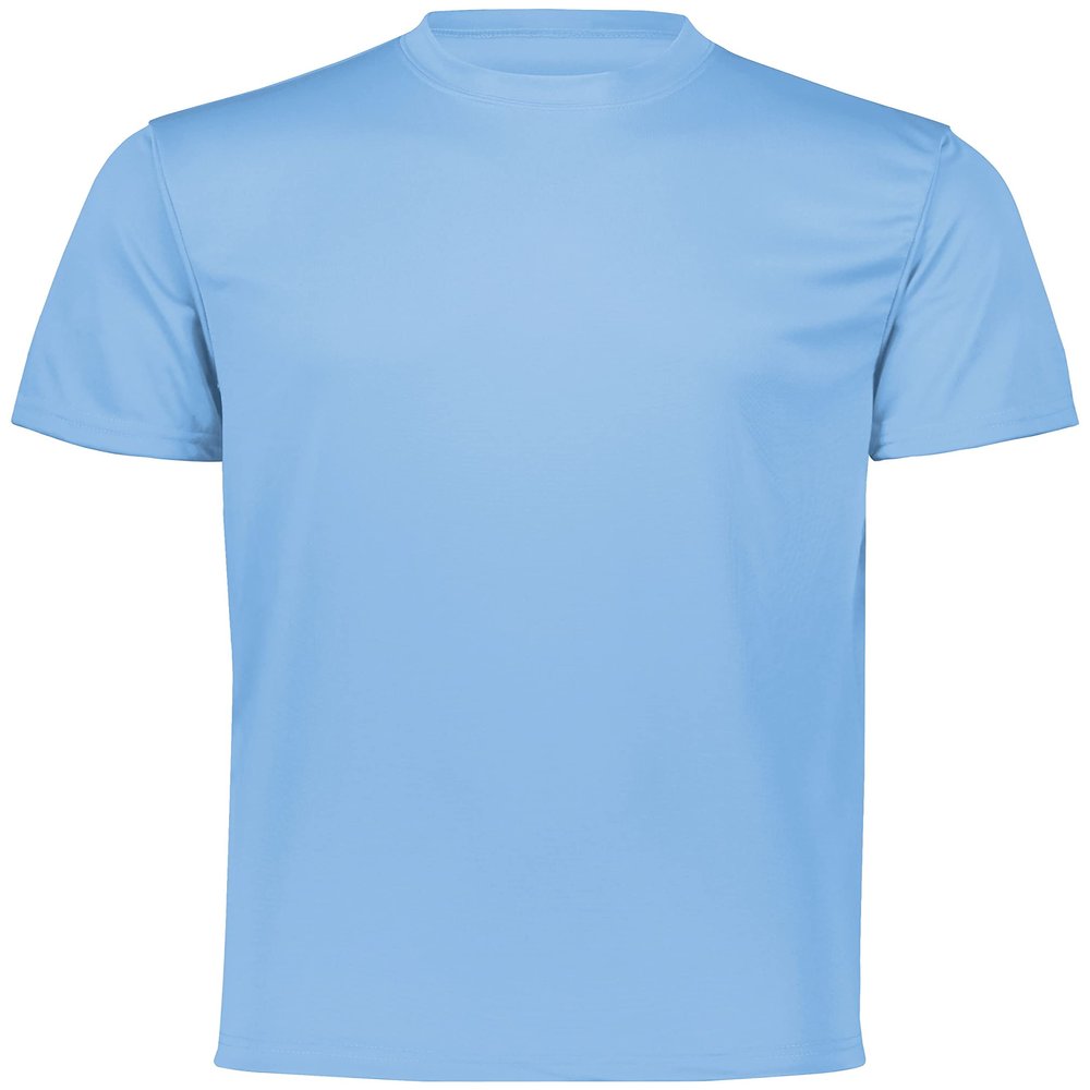 Augusta Polyester Wicking Knit T-Shirt, Columbia Blue, Medium