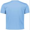 Augusta Polyester Wicking Knit T-Shirt, Columbia Blue, Medium view 4
