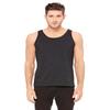 Bella+Canvas Men's Blend Comfort Jersey Tank Top, Char-Blk Tri/Solid Blk Tri, X-Small view 1
