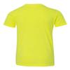Bella Canvas Big Girl's Side Seamed Crewneck T-Shirt, Neon Yellow, Small view 4