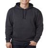 J America Adult Cosmic Poly Fleece Hood S ONYX FLECK view 1