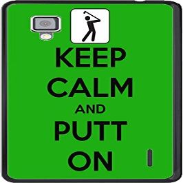 Keep Calm and Putt On Vinyl Decal Sticker Skin for Optimus G (Sprint)