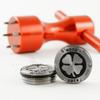 19th Hole Custom Shop 2 of 40g Deluxe Tour Style Weights for Scotty Cameron Putters + Wrench, Lucky Clover, Black (Red) view 1