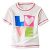 OshKosh Girls Love S/S Rash Guard Top, 6m White view 1