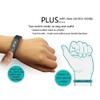 Aberobay IP67 Waterproof 3D Senser Smart Bracelet Fitness Tracker Compatible with all Android&IOS Phone-Black view 4
