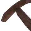 Boston Leather Men's Big & Tall Basketweave Mechanics Hook and Loop Belt, 60, Brown view 3