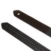 Boston Leather Men's Big & Tall Basketweave Mechanics Hook and Loop Belt, 60, Brown view 4