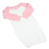 Monag Long Sleeve Raglan Baby Gown, Infant Baby Gown, Cotton Baby Gowns view 1