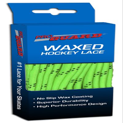 Proguard Waxed Laces/Boxed, Neon Green, 72"