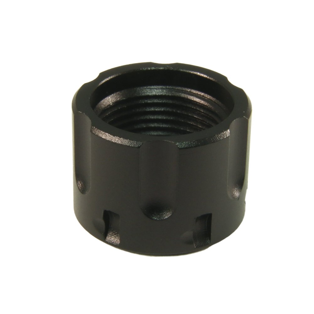 Backup Tactical 1/2X28 Revolver Cylinder Thread Protector, Black