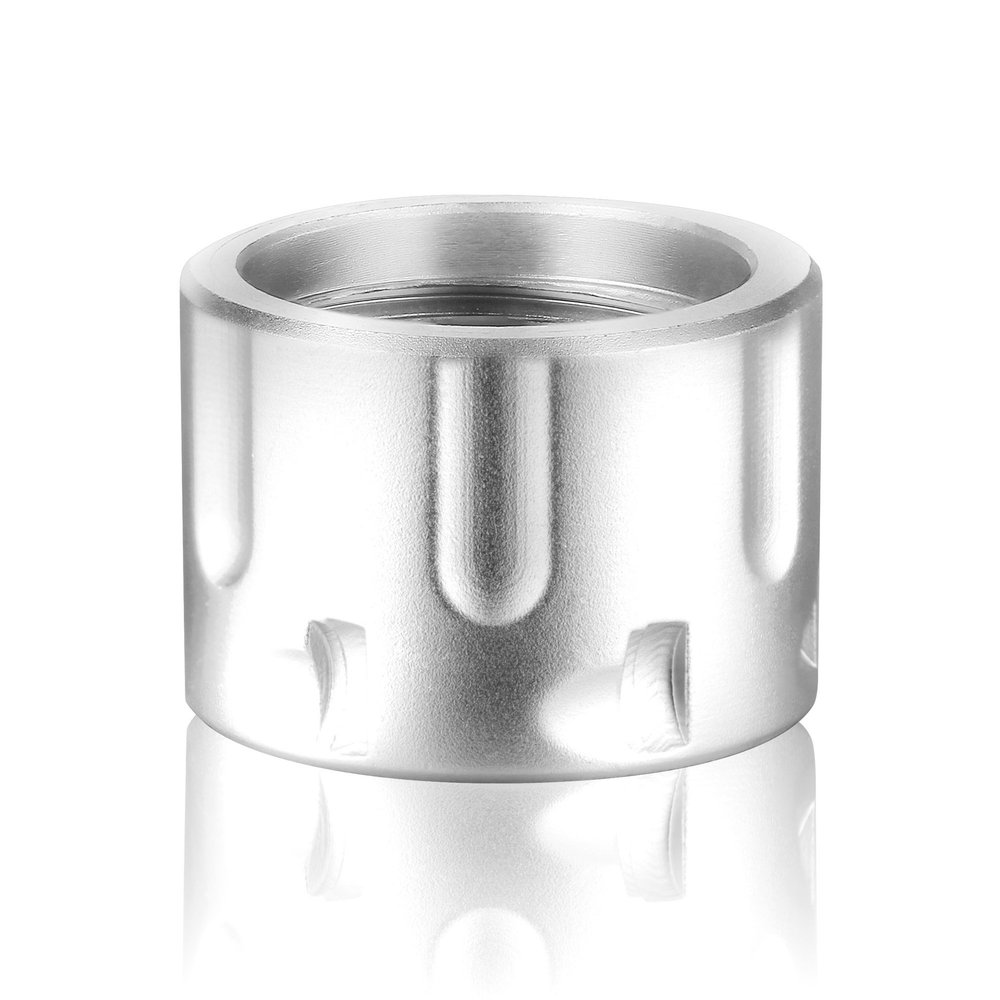 Backup Tactical 1/2X28 Revolver Cylinder Thread Protector, Silver