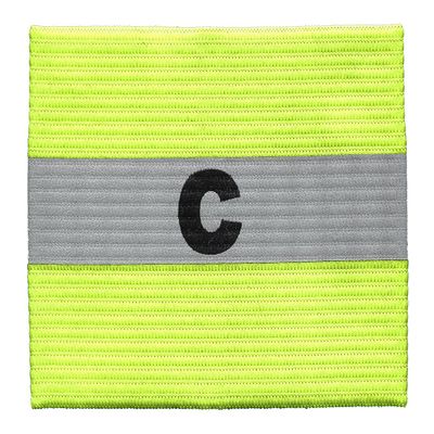 Kwik Goal Reflective Captain Arm Band, Reflective Yellow, Adult