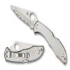 Spyderco Delica 4 Serrated Edge Pocket Knife view 1