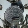 Antique Iron Scuba Deep Diving Divers Helmet Mark V US Navy Chrome finish view 2