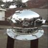 Antique Iron Scuba Deep Diving Divers Helmet Mark V US Navy Chrome finish view 3