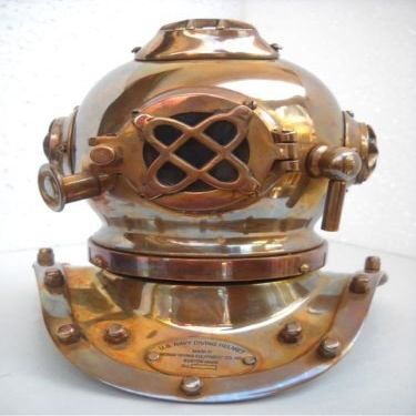 Deep Diving Scuba Style Vintage Retro Mini Divers Helmet Costume Collectibles DIVERS DIVING HELMET