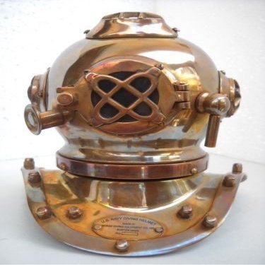Deep Diving Scuba Style Vintage Retro Mini Divers Helmet Costume Collectibles DIVERS DIVING HELMET