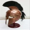 Medieval Roman Spartan Helmet Greek Corinthian Movie Helmet With Black Plume view 1