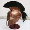 Medieval Roman Spartan Helmet Greek Corinthian Movie Helmet With Black Plume view 2