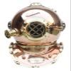 Vintage Solid Brass Copper Diving Helmet US Navy Mark V Diving Helmets view 1