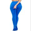 CozyWow Womens 80 Denier Solid Color Soft Semi Opaque Footed Tights Royal Blue, Small / Medium, Royal Blue view 4