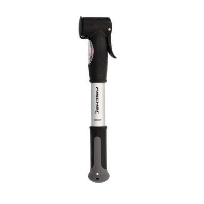 fischer Mni Aluminium with Double Action Dual Head Mini Pump Silver, 85573
