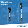fischer Mni Aluminium with Double Action Dual Head Mini Pump Silver, 85573 view 3